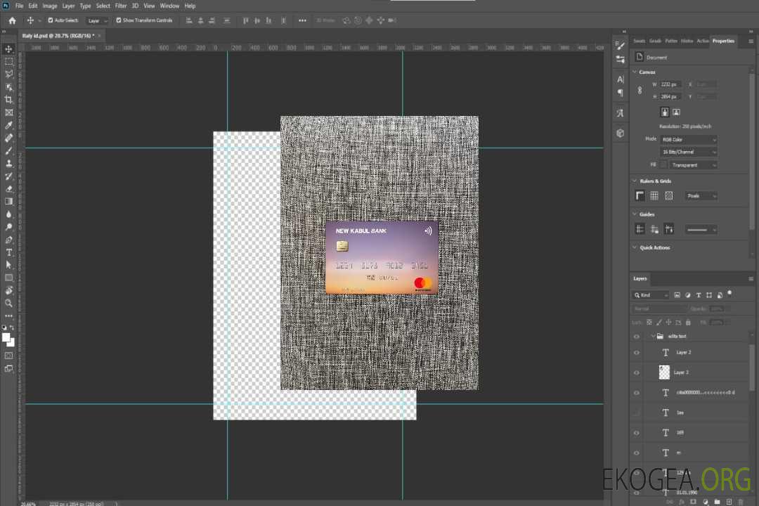 Afghanistan Nouvelle Kaboul Bank mastercard photolook , template
